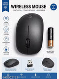WIRELESS MOUSE Black Colour,Mouse (2.4GHz Wireless)