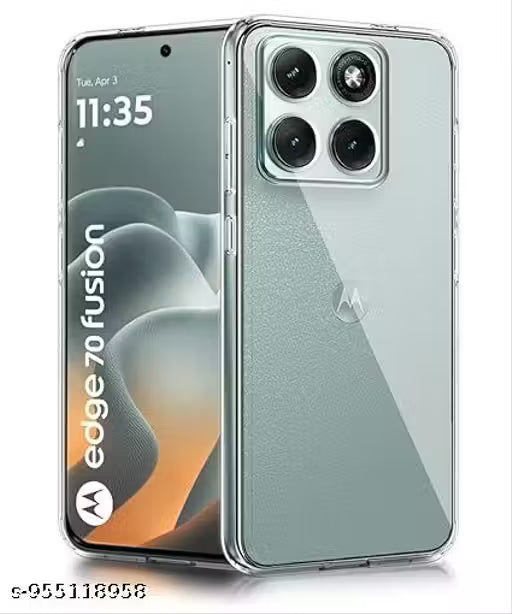 Protective Premium Case Cover for MOTO EDGE 70 FUSION 5G | Attractive Case for EDGE 70 FUSION 5G | Stylish Case | Transparent