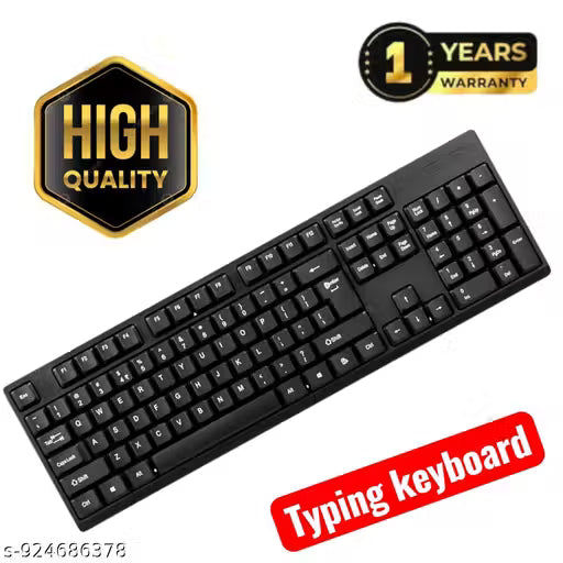 USB KEYBOARD MULTIPLE PURPOSES USE LAPTOP COMPUTER CPU DESKTOP MOBILE LED TV CAMERA DVR PLUG IN PLAY