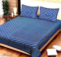 Premium Quality Rajasthani Jaipuri Print 100% Pure Cotton King Size Bedsheet with 2 Pillow Cover ( 228 * 254) cm