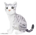 Cute Cat Soft Toy | Stuffed Plush Animal Toy for Baby Kids | Kids Birthday Gift - (28 cm)