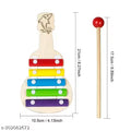 Elevate Musical Exploration: Unleash the Melodic Magic with our Wood 5-Note Xylophone