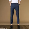Men's Regular Fit Cotton Blend Formal Solid Trouser - Pack of 1 | Trouser for Men | Formal Trouser for Men | Casual Trouser for Men | Trouser | Pant | Solid Trouser