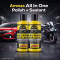 Amwax All In One Polish + Sealant / Car Polish / Dashboard Polish / Body Polish / Bike Polish / Interior Polish / High Gloss / Long Lasting / Spray Polish (500ml + 500ml = 1000ml)