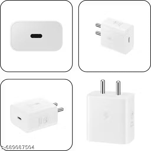 Kenviq 25W Pd New Charger with Type C to C Cable Compatible with Smartphones , Super Fast Charging For Sam-sung G-alaxy devices