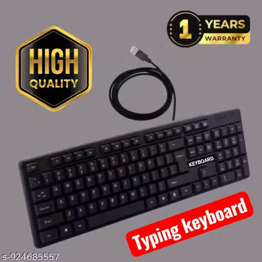 USB KEYBOARD MULTIPLE PURPOSES USE LAPTOP COMPUTER CPU DESKTOP MOBILE LED TV CAMERA DVR PLUG IN PLAY