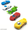 ZAVYA cars Hot toy car 4 wheels pull back cars (Multicolor, Pack of: 5)