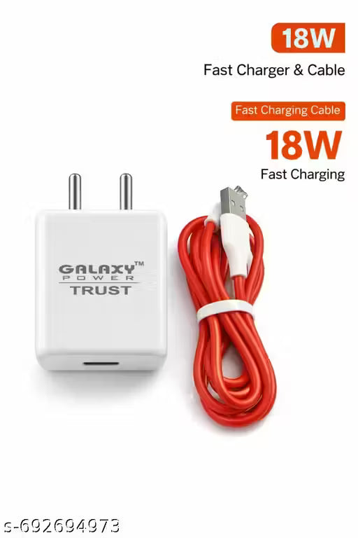 18W Fast Charger Adapter with Micro USB (V8) Cable | Fast Charging Mobile Charger gp 2028 pro