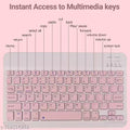 SKYVILLA™ Slim Wireless Keyboard & Mouse Combo | Ultra-Thin Silent Keyboard with Ergonomic Mouse for Laptop, PC & Tablet