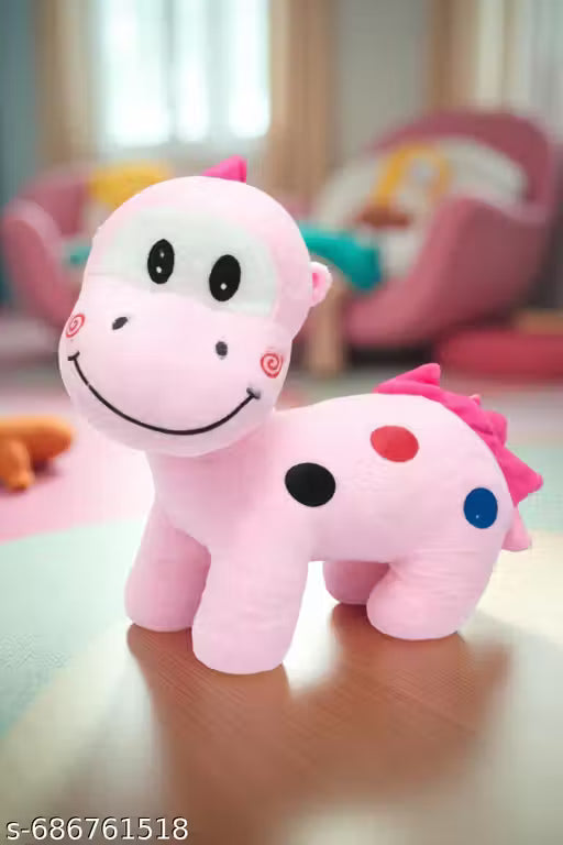 Muzito Super Soft Plush Stuffed Knitted Fabric Baby Dinosaur Toy Play time with Animals Toy for Kids Boys Girls