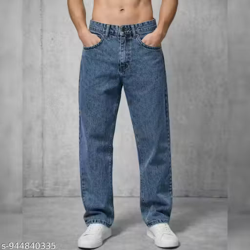 Sindon Men's MomFit Casual Denim Jeans