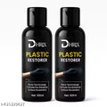 Plastic Restoring Agent 100 ml Car Maintenance Specialist Nano Plastic Refresh Coating Restore Shine on Plastic & Leather Parts on Car & Bikes | Reduce Dust Accumulation(Pack of 2)