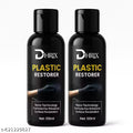 Plastic Restoring Agent 100 ml Car Maintenance Specialist Nano Plastic Refresh Coating Restore Shine on Plastic & Leather Parts on Car