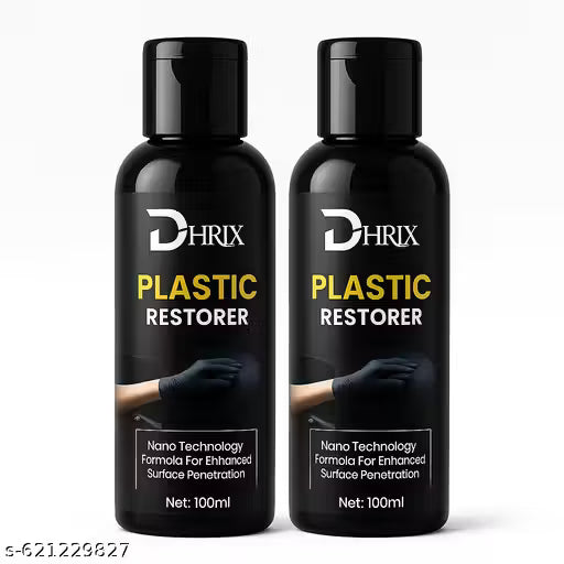 Plastic Restoring Agent 100 ml Car Maintenance Specialist Nano Plastic Refresh Coating Restore Shine on Plastic & Leather Parts on Car