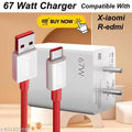 67 Watt Ultra Fast Type-C Charger Adapter Like Mobile Charger | Qual_comm QC 3.0 Quick Charger,