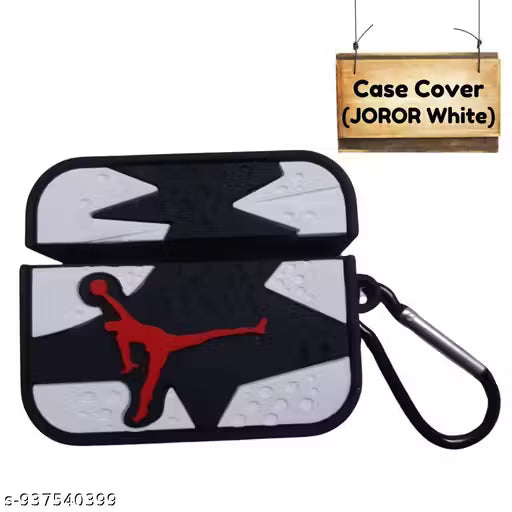 AirPods Pro Soft Silicone 3D Design Protective Cartoon Case Cover with Anti-Lost Metal Keyring Compatible for Apple AirPods Pro