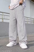 Relaxed Fit Cotton Trousers | Casual Drawstring Lounge Pants/men joggers,cotton joggers,casual wear joggers,trouers
