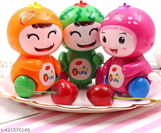 ADKD 3 Fruit Key Toys Colorful Key Wind up Key Toys For Kids