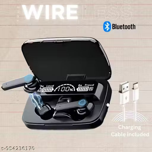 M19 Wireless Earbuds TWS 5.1 Large Screen Dual LED Digital Display Touch Bluetooth Headphones Mini Compact Portable Sports Waterproof in Ear Earphones@2@121