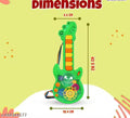 Musical Toy Guitar with 8 Keys & 3D Gear & Flash Light Effects for Kids/Baby/Girls/Boys/Gifts/Toddlers
