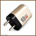 65W Fast Charger Dual USB and Type C Mobile Charger Adapter for Smartphones