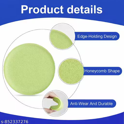 Premium Round Foam Applicator Pads for Car Polishing, Waxing & Cleaning (Reusable Soft Buffing Sponge Pads – Pack of 5)