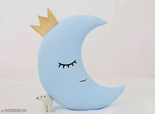 Soft Plush Cloud Moon & Star with Embroidered Cotton Poly-Fiber Filling Shaped Baby Pillow Kids Cushion Soft Toy Pillow