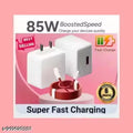 85 Watt Fast Charger; 5A Super Fast Mobile Charger, 80 watt charger, 80 Watt Adapter, Supports Supervooc, VOOC, Warp, Dash,