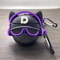 Premium Cartoon Cat Design Silicone Case Cover for AirPods Pro 2 | Shockproof Protective Earbuds Case with Keychain
