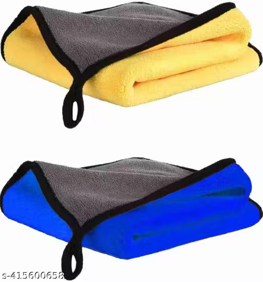 Nizaram car washing for towel and gym towel bike for towel pack of 2