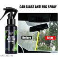 Oil Film Cleaning Brush & Car Glass Cleaner Anti-Fog Spray | Windshield Defogger & Stain Remover & Exterior | Anti-Mist, Oil Stain Remover for