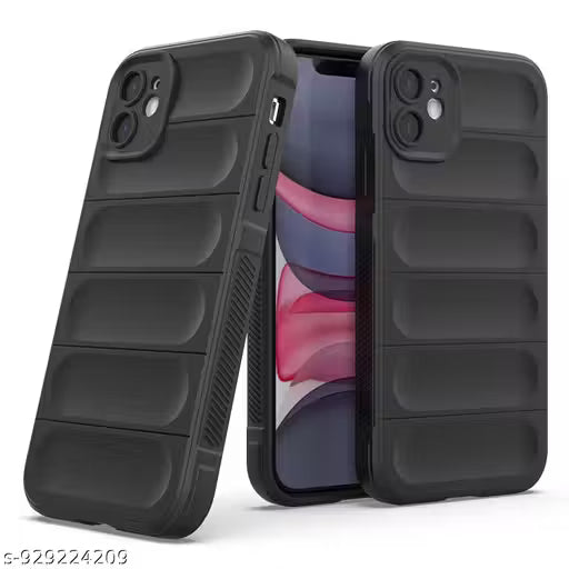 Chiefmount Back Case Cover for iPhone 11 | Compatible for iPhone 11 Back Cover | Liquid Silicon Magic Case with Camera Protection | Black