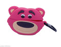 Trendy Headphone Cases Cartoon Character Silicone Case Cover for Earpods Pro and Pro 2 Protective Skin with Keychain