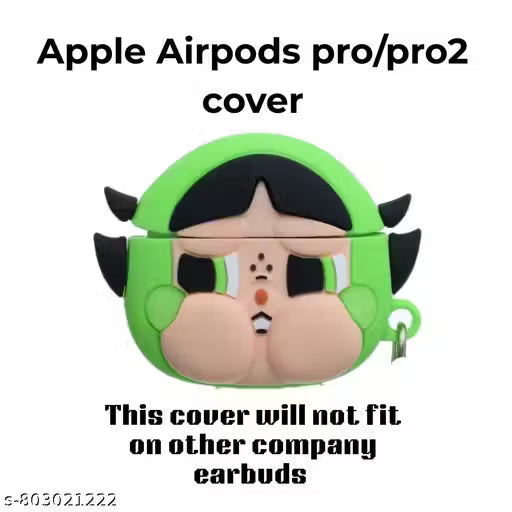 BUTTERCUP STYLE CASE for Apple Airpods pro (2019) /Airpods pro 2 (2022) it's cute silicone case, (Only case in parcel)