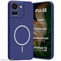 Forego Ai Pluse Back Cover Liquid Silicon Full Protection Light Weigt Design Back cover---- Blue