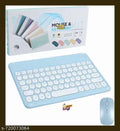 SKYVILLA™ Wireless Keyboard & Mouse Combo | Slim Bluetooth Keyboard with Rechargeable Mouse for Laptop, PC & Tablet