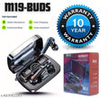New M19 Wireless Earbuds TWS 5.1 Large Screen Dual LED Digital Display Touch Bluetooth Headset Headphones Mini Compact Portable Sports Waterproof Stereo in Ear Earphones@36