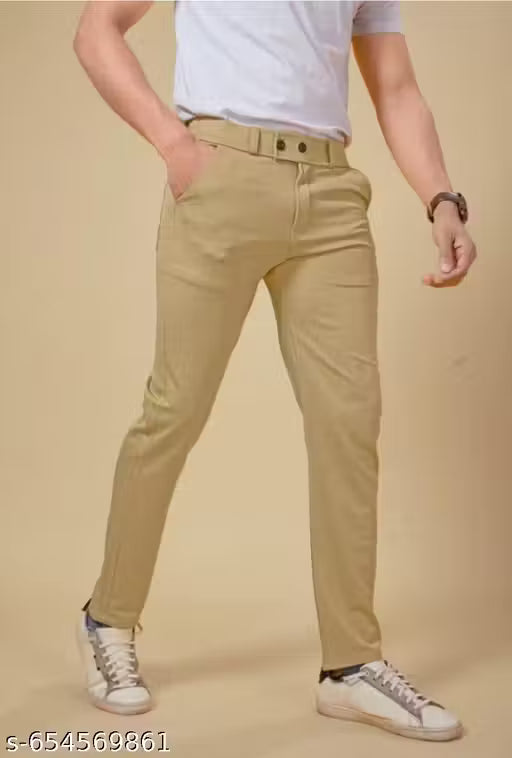 For Men Daily And Regular Based Using Premium Quality four way Spendex Fabric Trouser on Lowest Price.