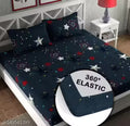 Priyanshi trading co. presents these supersoft fitted bedsheet which contains 1 double fitted bedsheet and 2 pillow covers.( 1 pillow cover with single bedsheet)