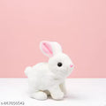 Walking Bunny Toy with Sounds, Jumping Rabbit Wiggling Ears, Twitching Mouth and Nose, Educational Interactive Bunny Rabbit Toy for Baby Kids