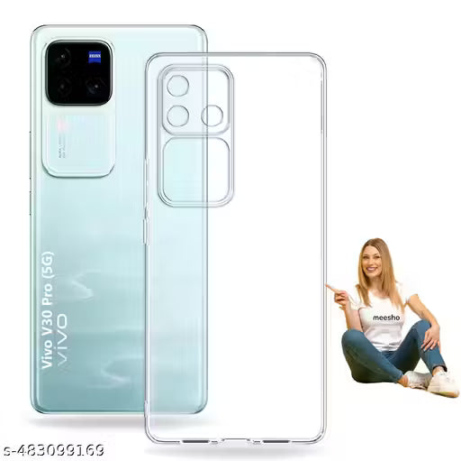 Mrkkaycases Back Cover for vivo v30 pro 5g, Flexible Premium Vivo V 30 pro 5G Transparent Cases & Covers,