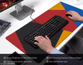 Frackson Mix Color (690 *300*2 MM) Extended Gaming Mouse Pad Large with Anti-Fray Cloth and Water-Resistant,