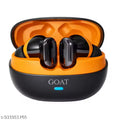 GOAT TARANGA True Wireless Earbuds with Bluetooth 6.0, 40H Playtime, Deep Bass & IPX5 Waterproof BLACK