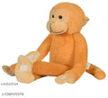 Plush Stuffed Animal Cute Butter Yellow Hanging Monkey Soft Toy | Cute Brown Hanging Monkey Soft Toy for Boy/Girls/Kids | Stuffed Plush Animal | Cute Plush Stuffed Glitter Eye Monkey Soft Toy