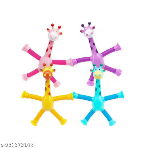 1 Pcs Giraffe Toy For Kids Telescopic Suction Toys for Toddlers – Stretchy Travel Toys for Kids