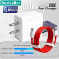 80 Watt Fast Charger; 5A Super Fast Mobile Charger, 80 watt charger, 80 Watt Adapter, Supports Supervooc