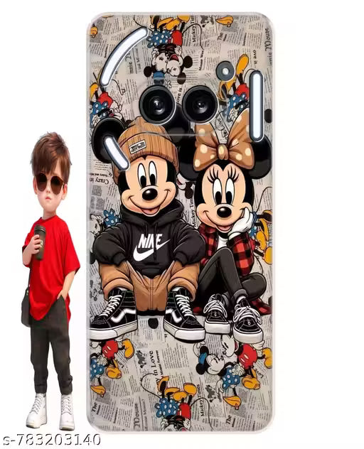 Printed, Transparent, Flexible, Silicon for Nothing Phone 2A / Nothing Phone 2A Plus, Fashionury Designer Soft Back Cover Case