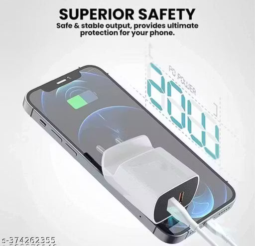 Multiport Mobile Dual USB Fast Charger with Inbuilt Mobile Stand