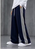 Trendy Trousers For Summer II 2 Pipping New Design II Gym Track Pant II For Men & Women