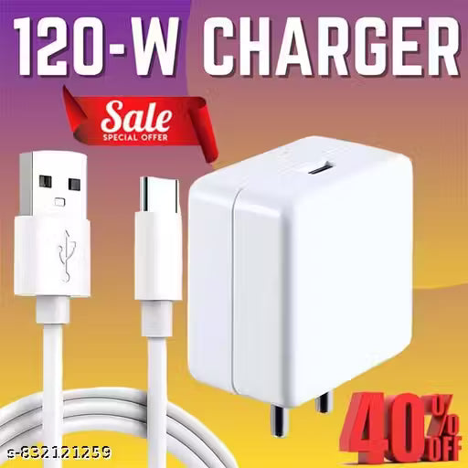 120 Watt Super-Fast Mobile Charger; 120 Watt Mobile Charger, 120 watt charger, 120 Watt Powerr Adapter,